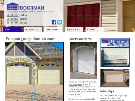 The Doorman Garage Door Install Repair Raymond Ms The Doorman Garage Door Install Repair Raymond Ms