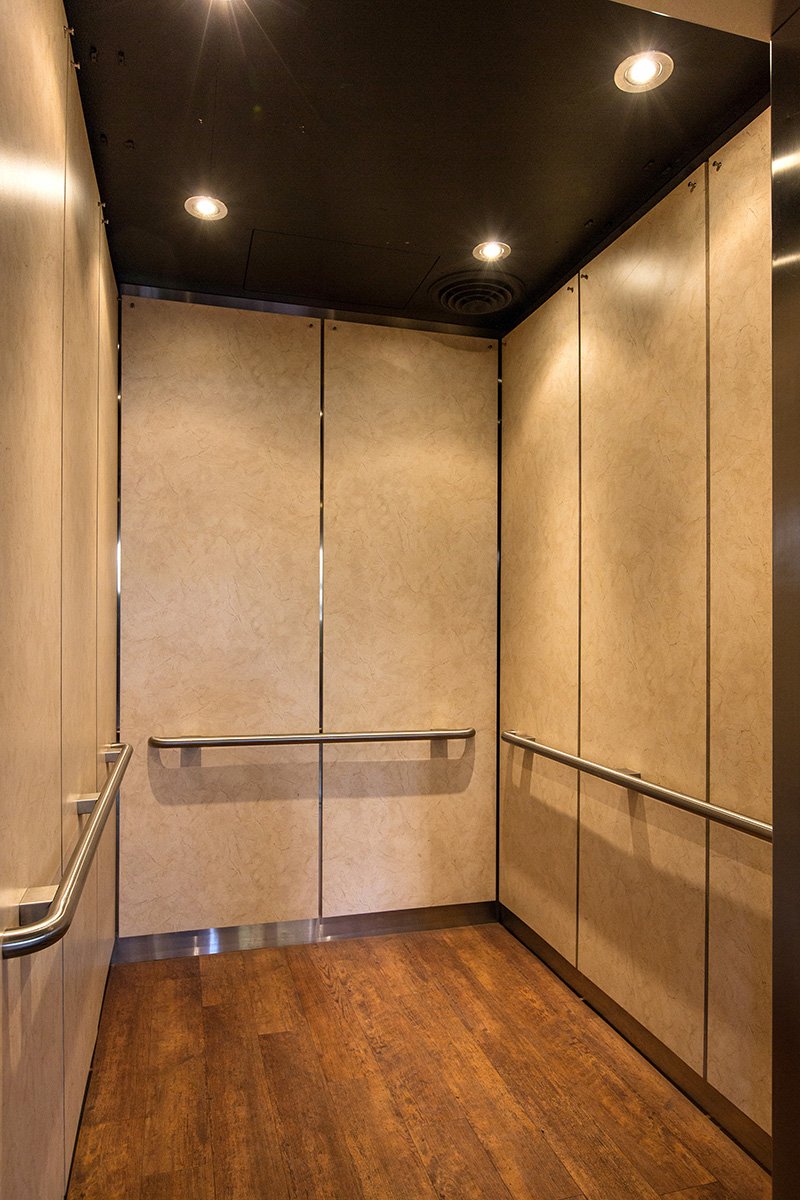 Sterling Corporate Custom Elevator Interiors National City