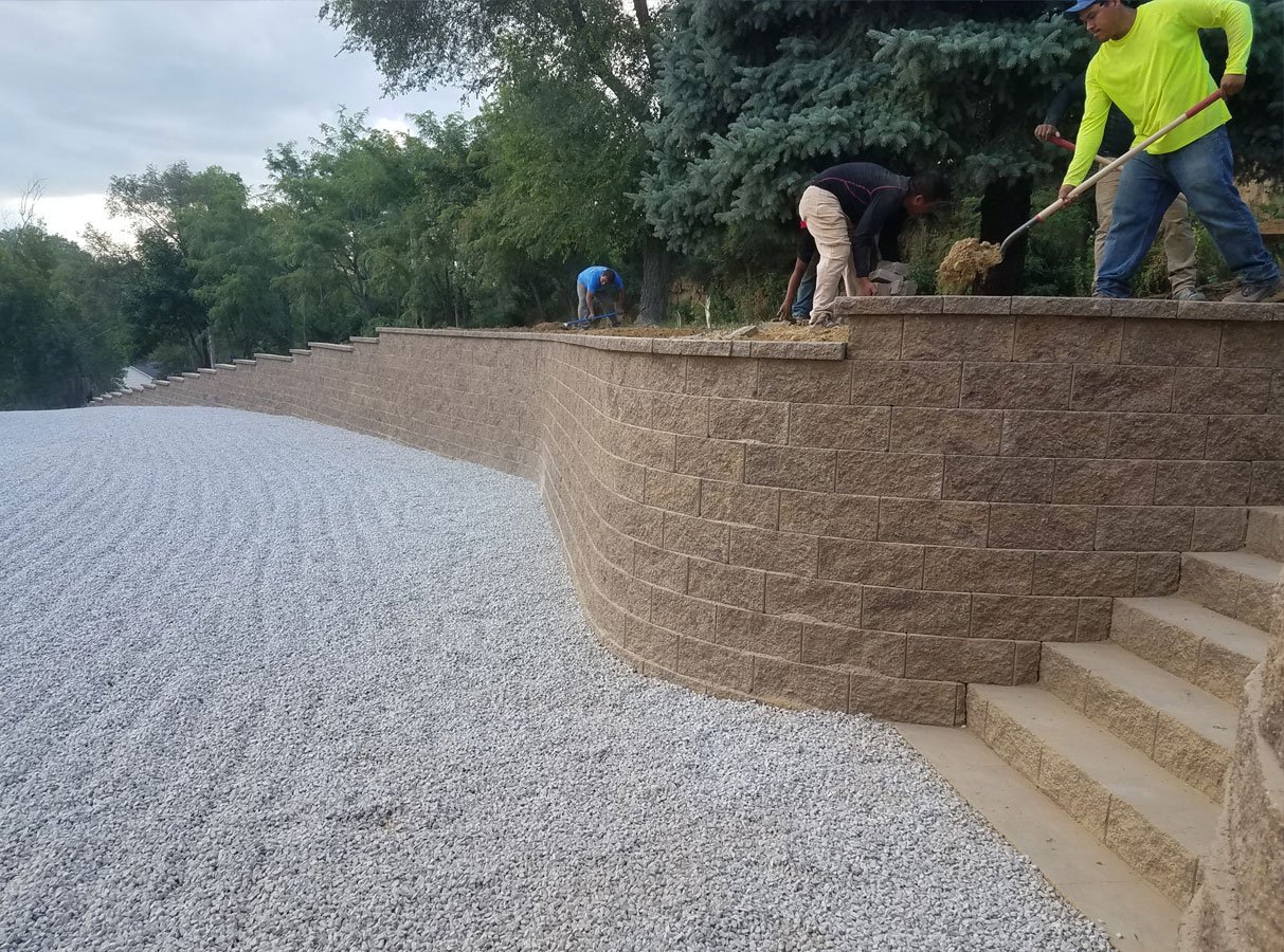 Block Retaining Walls Anchor Blocks Elkhorn, NE