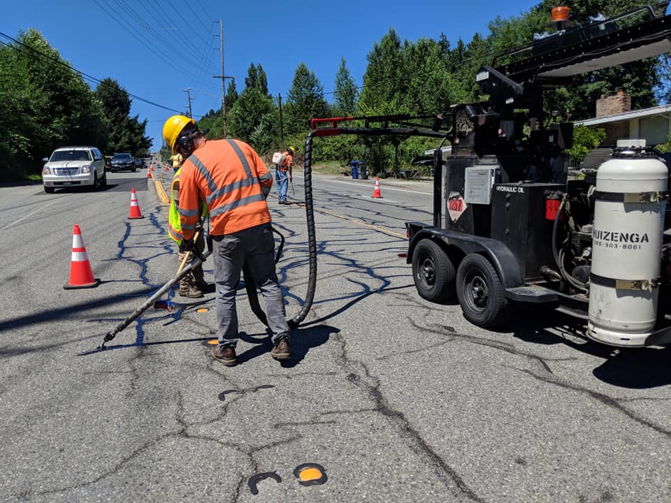 Asphalt Crack Sealing & Maintenance Ferndale, Bellingham & Mount Vernon, WA