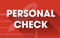 Personal Check