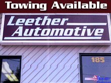 Towing - Bristol, CT - Leether Automotive - Towing Available