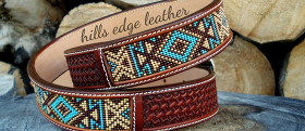 beaded western belts