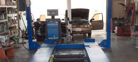 Wheel alignment machine