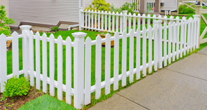 White fence