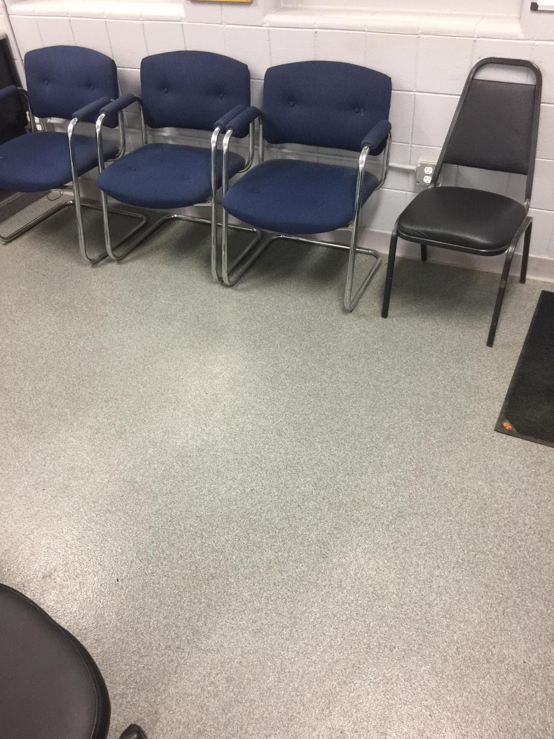 Recently Finished Epoxy Concrete Flooring Breakroom Project In Rockford, IL