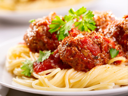 Meatball spaghetti