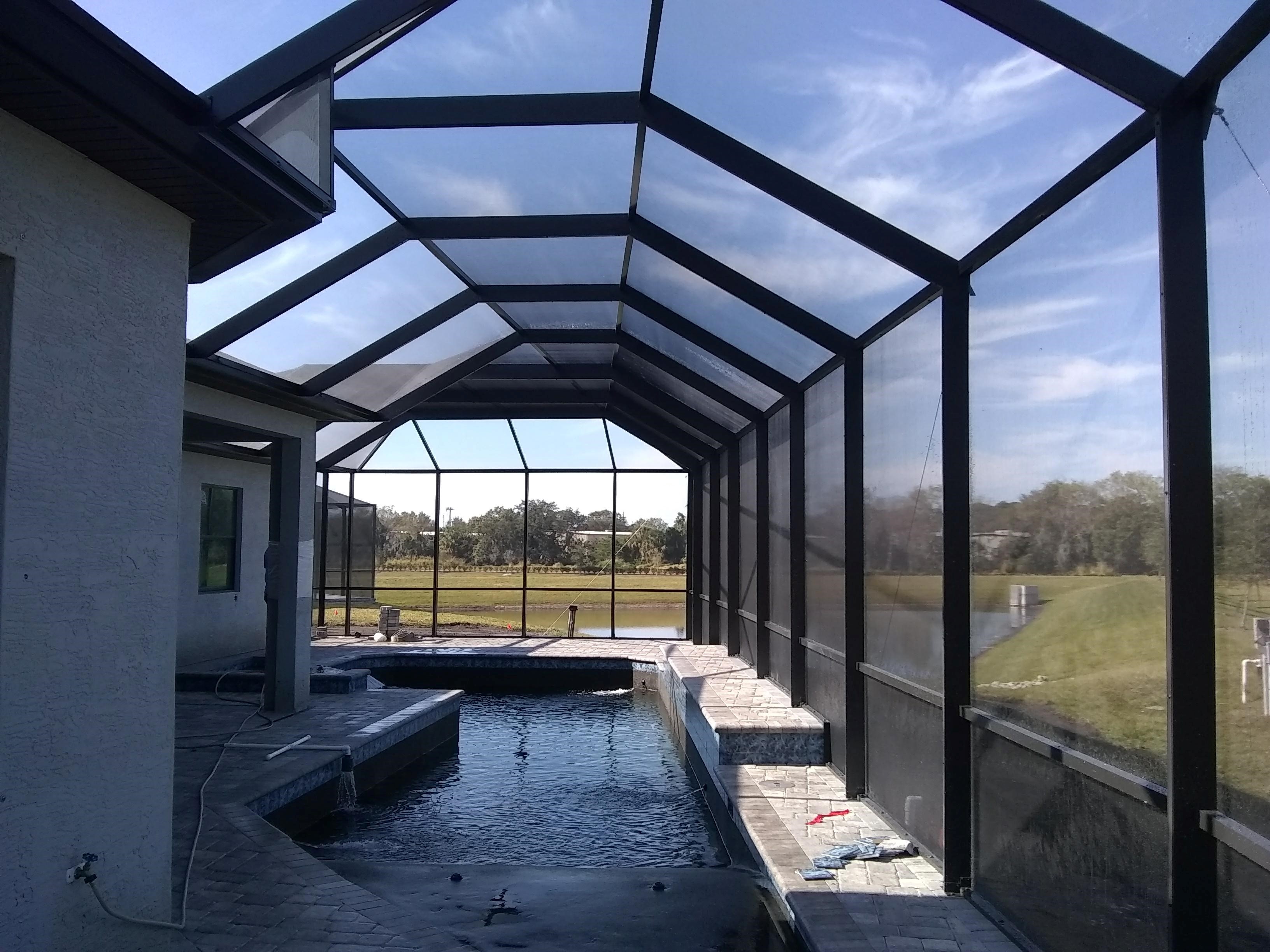 Pool Cage Makeover Pressure Washing North Port, FL