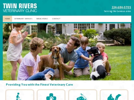Two Rivers Veterinary Hospital Twin Rivers Veterinary Clinic - Pet Services Geneva, AL