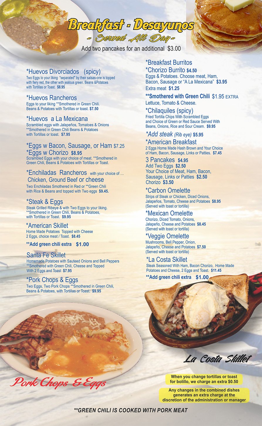 La Costa Authentic Mexican Food Breakfast Aurora CO