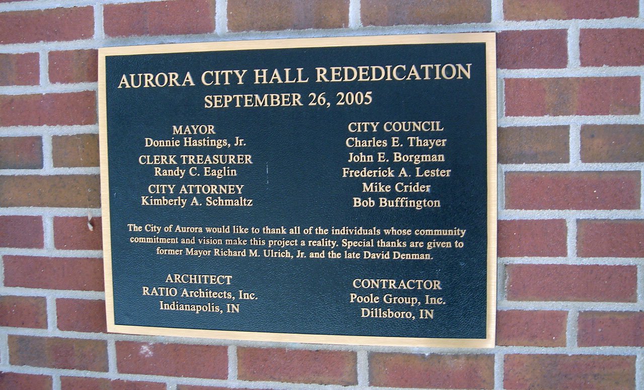 Essential Architectural Signs Plaques Gallery Indianapolis