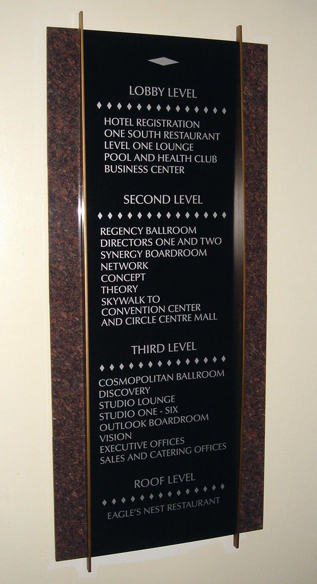 Essential Architectural Signs Directional Gallery Indianapolis