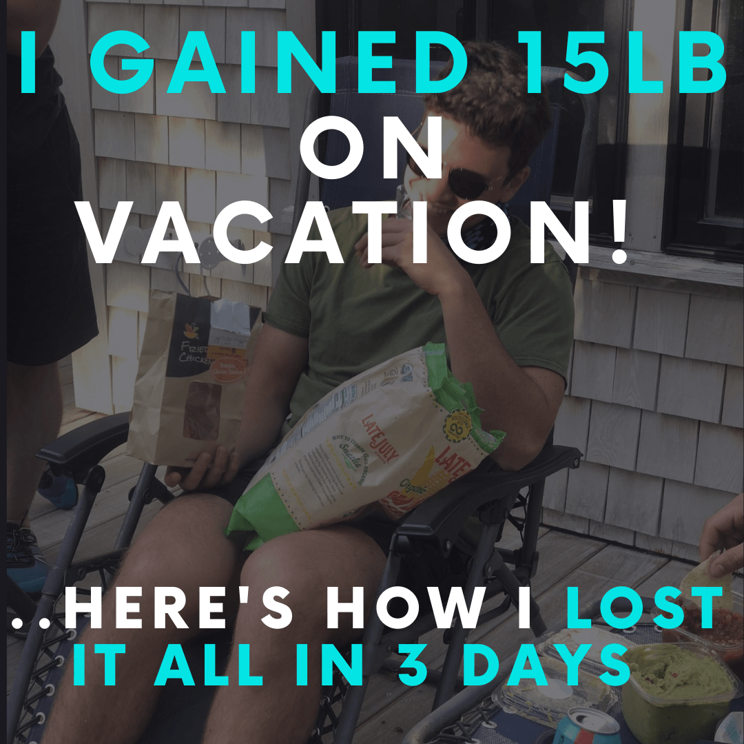 How I Lost 15lb In 3 Days (Vacation Weight Gain)