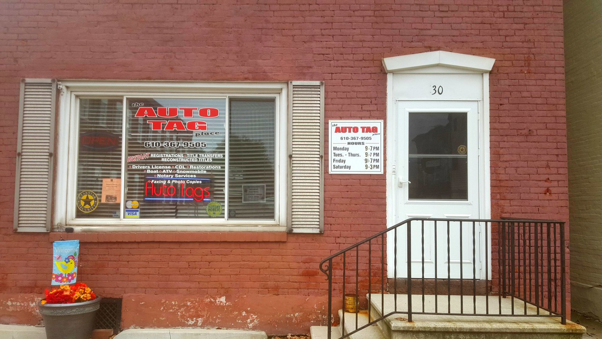 Contact The Auto Tag Place Boyertown, PA 6103679505