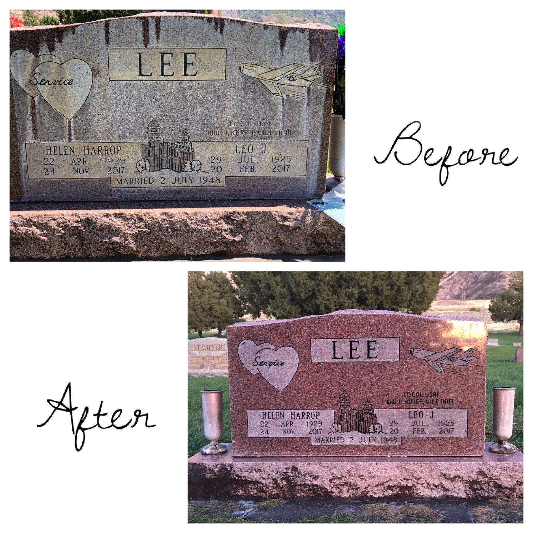HEADSTONE CLEANING
