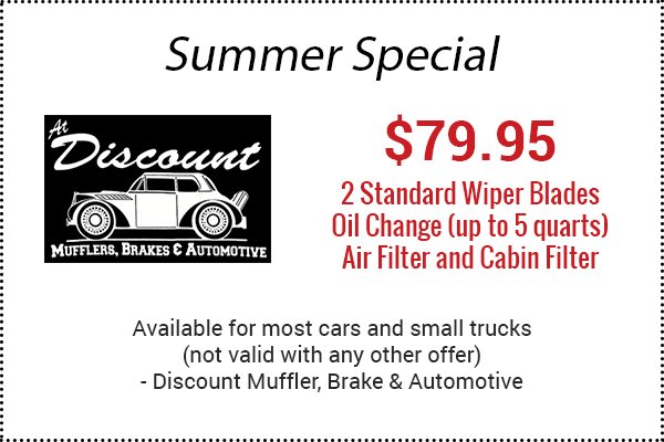 Discount muffler and brake coupons