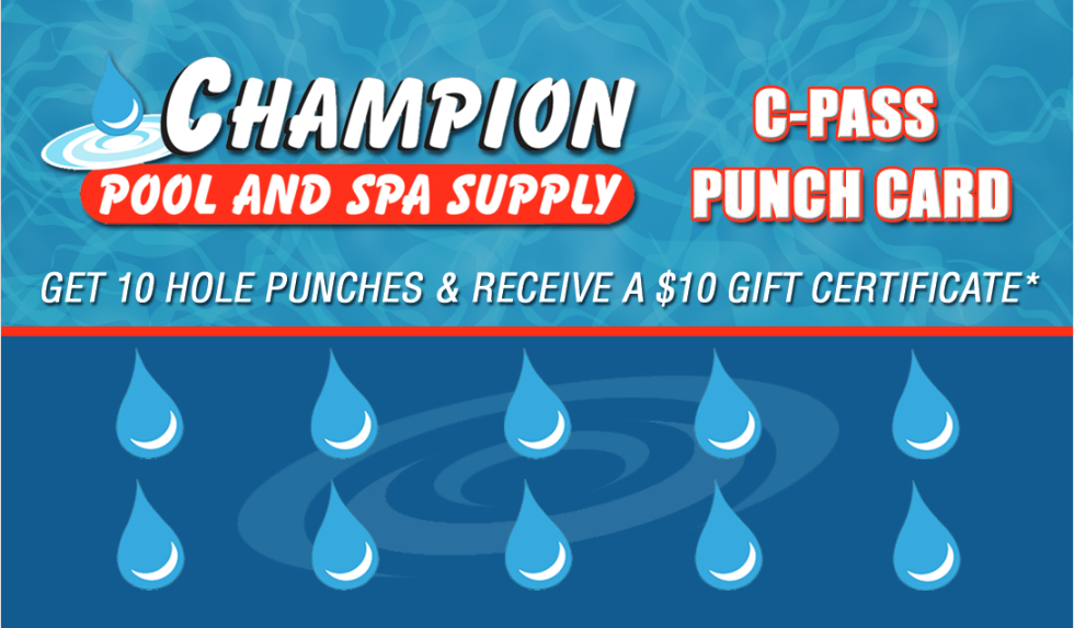 Store Pool Supply and InStore Repairs Champion Pool and Spa Supply