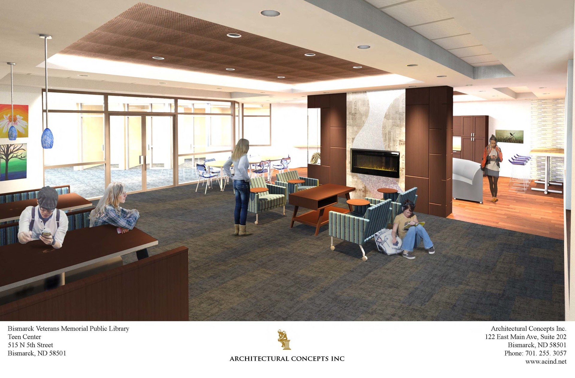 S teen center website animated